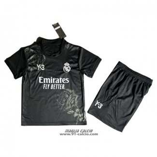 Maglia Real Madrid Y-3 Bambino 2024 Nero