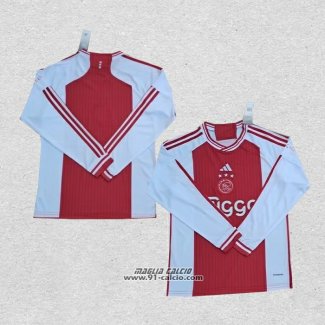 Prima Maglia Ajax Manica Lunga 2023-2024