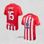 Prima Maglia Atletico Madrid Giocatore Savic 2023-2024