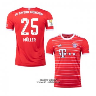 Prima Maglia Bayern Monaco Giocatore Muller 2022-2023