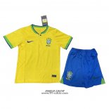 Prima Maglia Brasile Bambino 2022