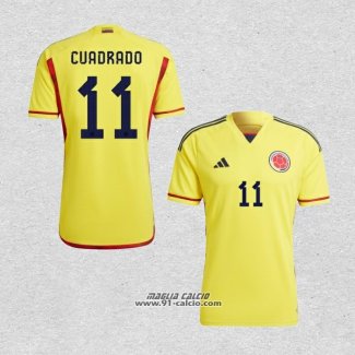 Prima Maglia Colombia Giocatore Cuadrado 2022