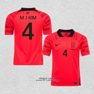 Prima Maglia Corea del Sud Giocatore Kim Min-Jae 2022