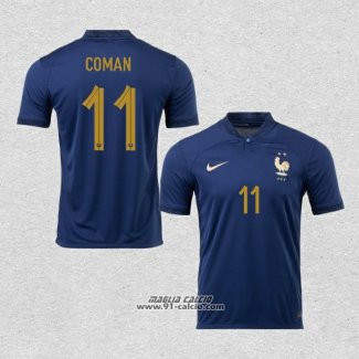 Prima Maglia Francia Giocatore Coman 2022