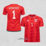 Prima Maglia Galles Giocatore Hennessey 2022