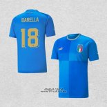 Prima Maglia Italia Giocatore Barella 2022