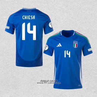 Prima Maglia Italia Giocatore Chiesa 2024-2025