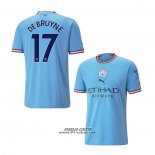 Prima Maglia Manchester City Giocatore De Bruyne 2022-2023