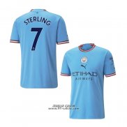 Prima Maglia Manchester City Giocatore Sterling 2022-2023