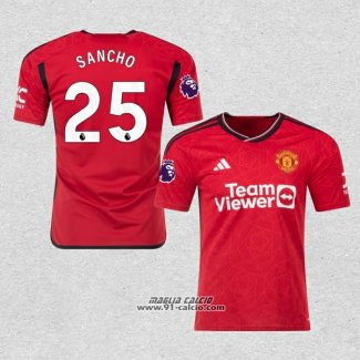 Prima Maglia Manchester United Giocatore Sancho 2023-2024