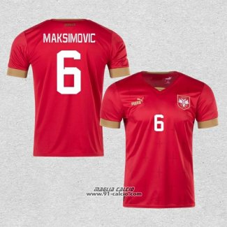 Prima Maglia Serbia Giocatore Maksimovic 2022