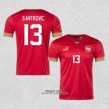 Prima Maglia Serbia Giocatore S.Mitrovic 2022