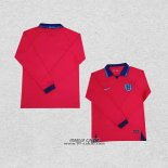 Seconda Maglia Inghilterra Manica Lunga 2022
