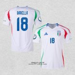 Seconda Maglia Italia Giocatore Barella 2024-2025