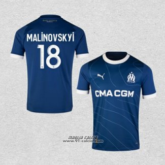Seconda Maglia Olympique Marsiglia Giocatore Malinovskyi 2023-2024