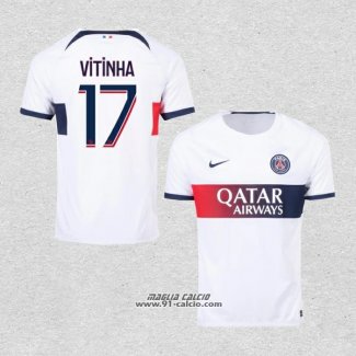 Seconda Maglia Paris Saint-Germain Giocatore Vitinha 2023-2024