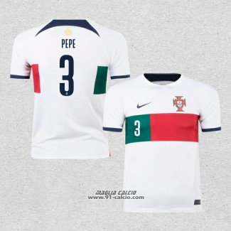 Seconda Maglia Portogallo Giocatore Pepe 2022