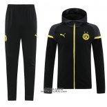 Tuta con Cappuccio Borussia Dortmund 2024-2025 Nero