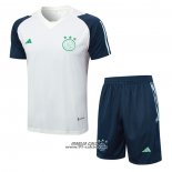 Tuta da Track Ajax Manica Corta 2023-2024 Verde - Pantaloncini