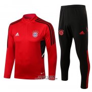 Tuta da Track Felpa Bayern Monaco 2022-2023 Rosso