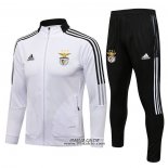 Tuta da Track Giacca Benfica 2021-2022 Bianco