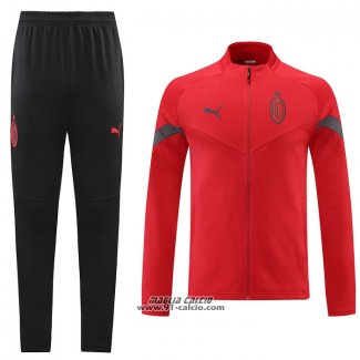 Tuta da Track Giacca Milan 2022-2023 Rosso