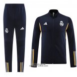 Tuta da Track Giacca Real Madrid 2023-2024 Blu