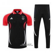 Conjunto Polo Ajax 2022-2023 Nero e Rosso