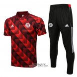 Conjunto Polo Bayern Monaco 2022-2023 Rosso