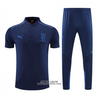 Conjunto Polo Italia 2022-2023 Blu Navy