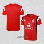 Maglia Allenamento Milan 2023-2024 Rosso