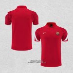 Maglia Polo Barcellona 2022-2023 Rosso