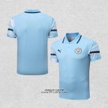 Maglia Polo Manchester City 2022-2023 Blu