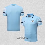 Maglia Polo Manchester City 2022-2023 Blu