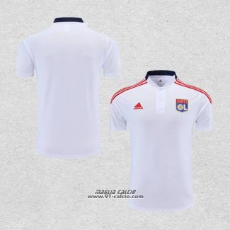 Maglia Polo Olympique Lione 2022-2023 Bianco