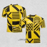 Maglia Prematch Borussia Dortmund 2022 Giallo e Nero