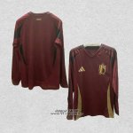 Prima Maglia Belgio Manica Lunga 2024
