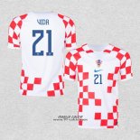 Prima Maglia Croazia Giocatore Vida 2022