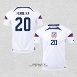 Prima Maglia Stati Uniti Giocatore Ferreira 2022