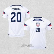 Prima Maglia Stati Uniti Giocatore Ferreira 2022