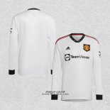 Seconda Maglia Manchester United Authentic Manica Lunga 2022-2023