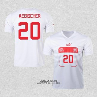 Seconda Maglia Svizzera Giocatore Aebischer 2022