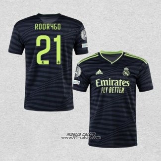 Terza Maglia Real Madrid Giocatore Rodrygo 2022-2023