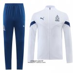 Tuta da Track Giacca Olympique Marsiglia 2022-2023 Bianco