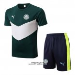 Tuta da Track Palmeiras Manica Corta 2022-2023 Verde - Pantaloncini