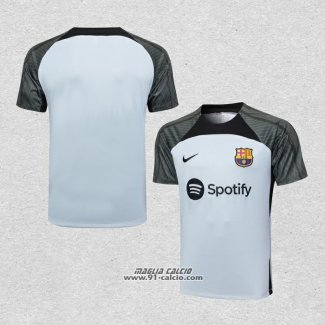 Maglia Allenamento Barcellona 2023-2024 Grigio