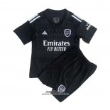 Maglia Arsenal Portiere Bambino 2023-2024 Nero