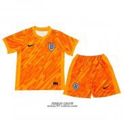 Maglia Inghilterra Portiere Bambino 2024 Arancione