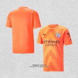 Maglia Manchester City Portiere 2022-2023 Arancione