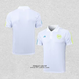 Maglia Polo Arsenal 2023-2024 Bianco